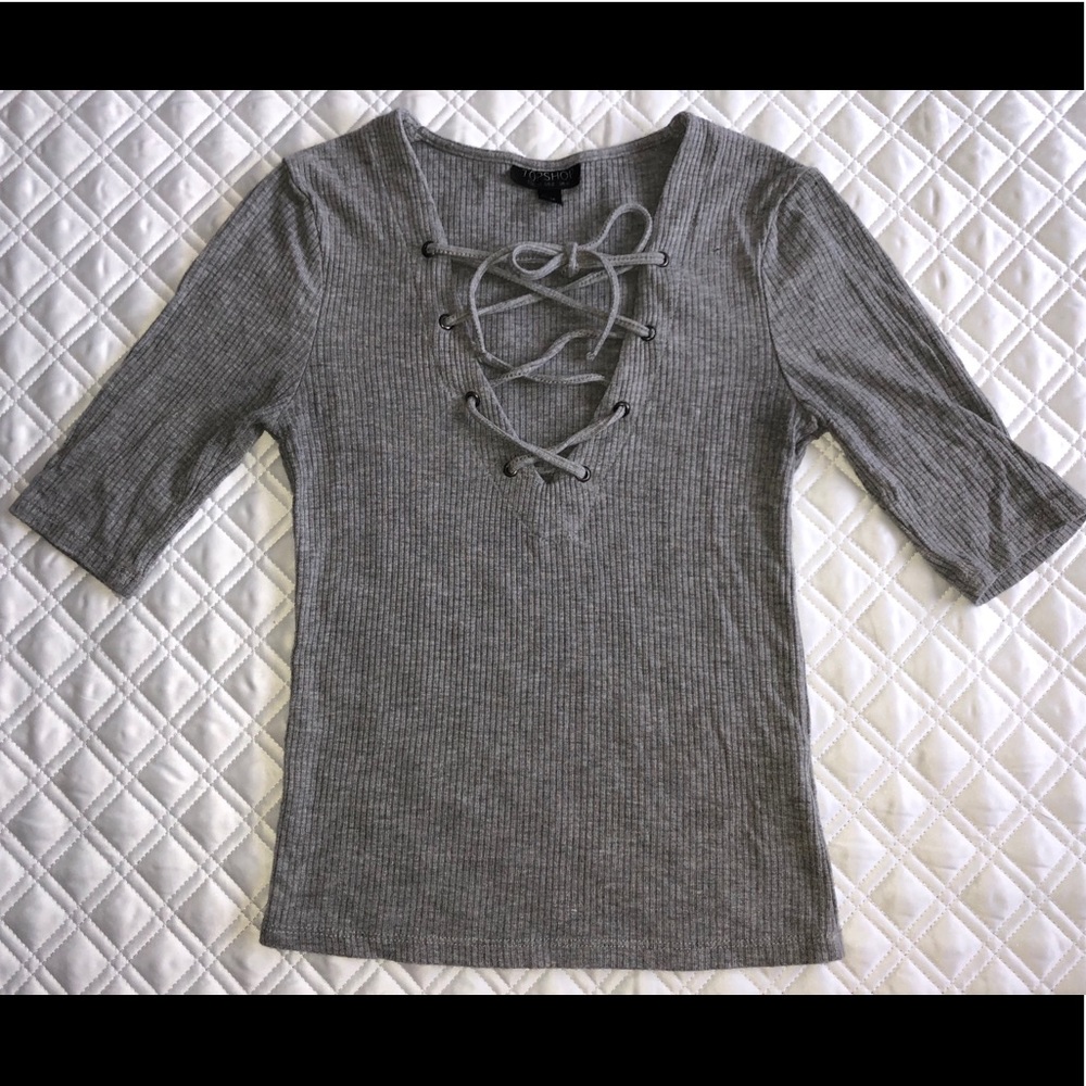 Lace Up Top
